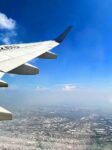 伊丹空港から大阪万博の大屋根リングを撮る